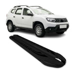 Trittbretter Seitenschweller Seitenbretter für Dacia Duster 2017-24 Alu Schwarz