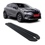 Trittbretter Seitenschweller für Renault Captur 2019-2026 Aluminium Schwarz 2x