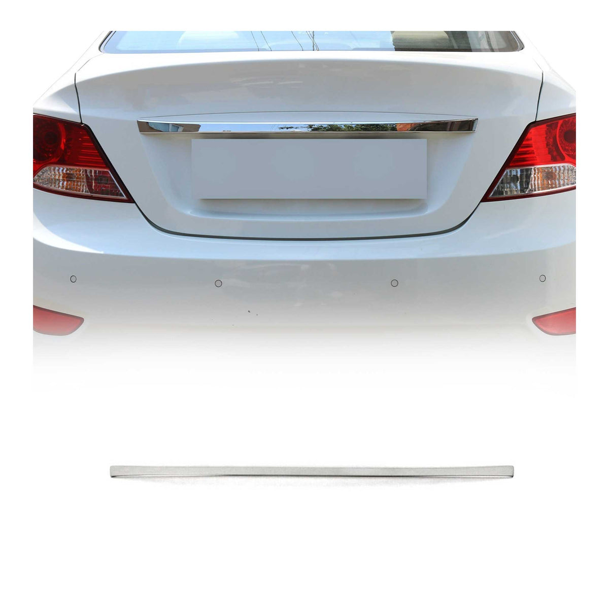 Heckklappe Kofferraumöffner Griff für Hyundai Accent 2010-2017 Edelstahl Chrom