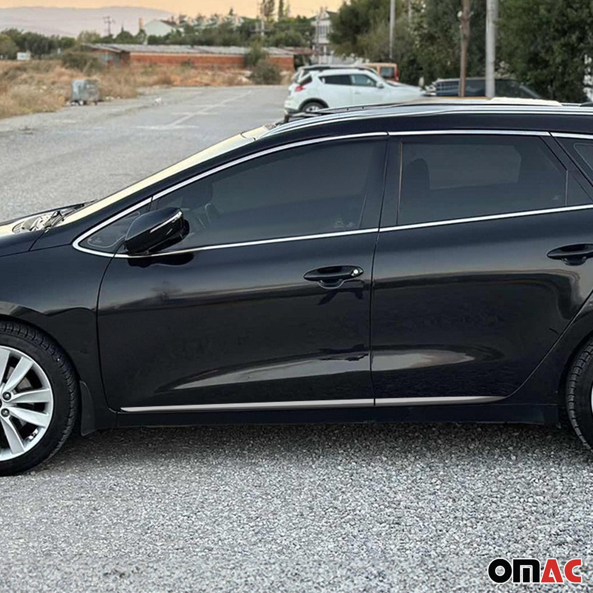 Seitentürleiste Türleisten Türschutzleiste für Kia Carens 2013-2021 Edelstahl 4x