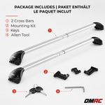 Dachträger Grundtäger für BMW X3 G45 2024-2026 100kg Aluminium Silber 2 tlg ABE