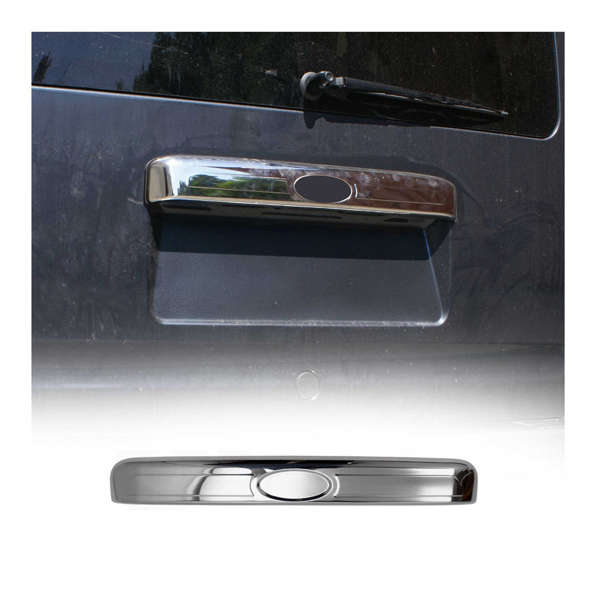Kofferraumleiste Heckklappe Leiste für Ford Transit 2000-2014 Edelstahl Chrom