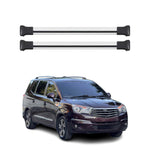 Dachträger Grundtäger für Ssangyong Rodius 2013-2019 75kg Aluminium Grau 2tlg