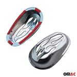 Blinkerrahmen Signalblende Seitenblinker für Skoda Fabia 1999-2007 Chrom ABS 2x