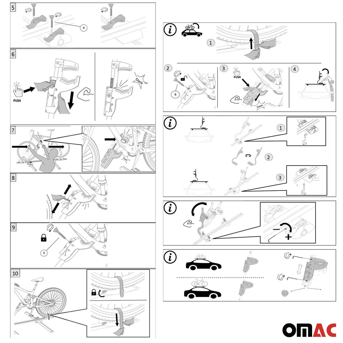 Dachträger + Fahrradträger Satz für VW Caddy 2003-2015 Aluminium Schwarz 3tlg