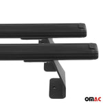 Dachträger Grundtäger für Mercedes Citan W420 2021-2026 75kg Alu Schwarz 2 tlg