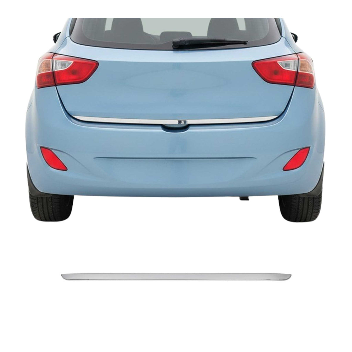 Kofferraumleiste Heckleiste für Hyundai i30 Schrägheck 2011-2015 Edelstahl