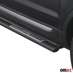Stahl Seitenschweller Schwellerrohre für Range Rover Evoque 2011-2015 Schwarz
