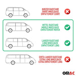 Trittbretter Seitenschweller für Citroen Jumpy 2016-2026 L2 L3 Alu Schwarz