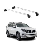 Dachträger für Toyota Land Cruiser 120 150 2003-2023 5 tür 100kg Alu ABE Silber