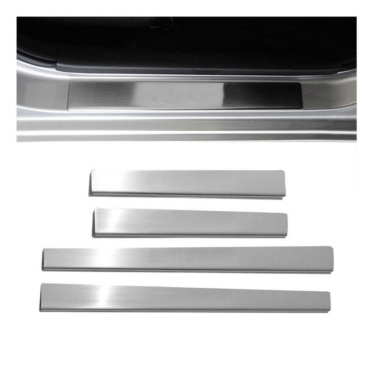 Einstiegsleisten Türschweller für Renault Megane / Fluence Edelstahl Chrom 4tlg