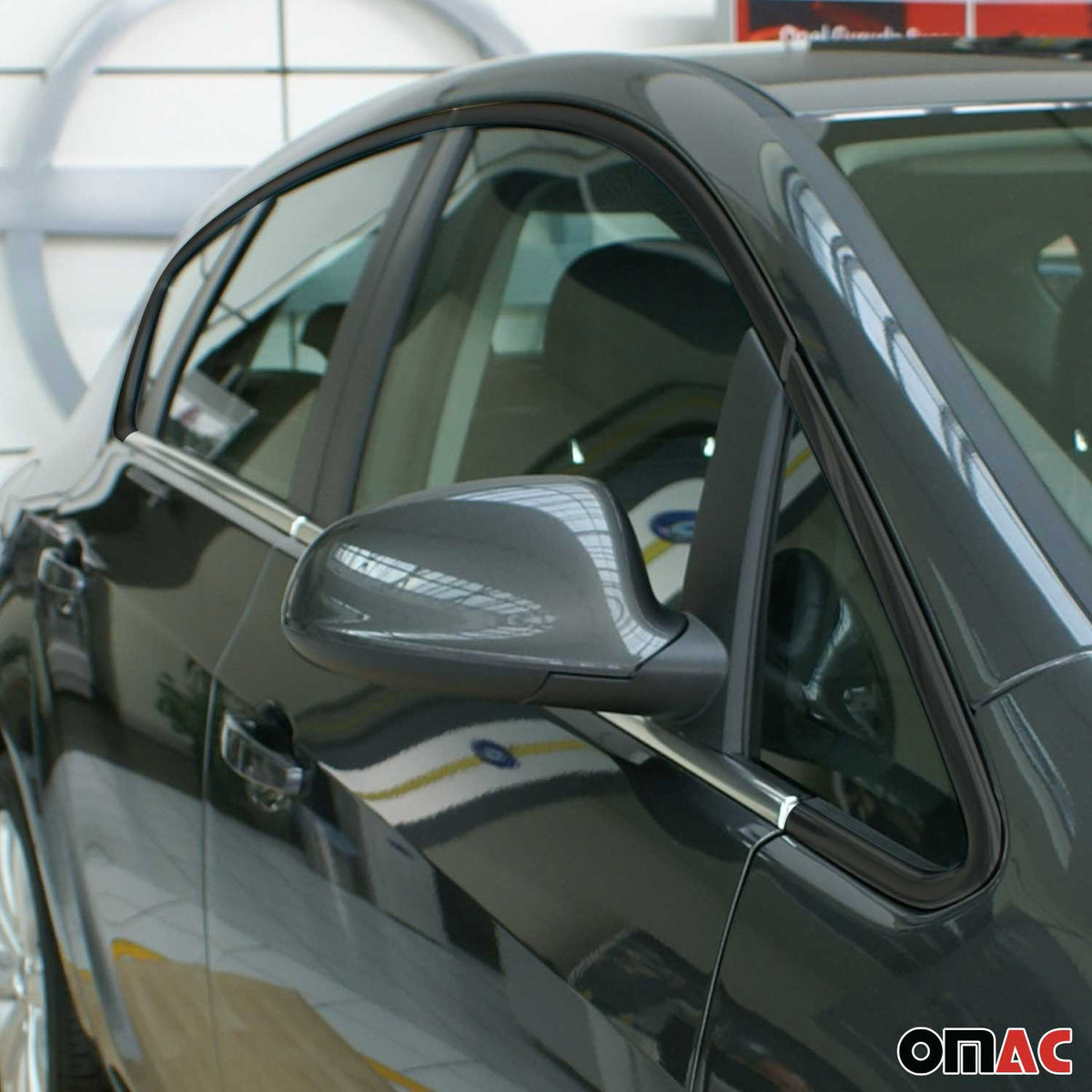 Fensterleisten Zierleisten für Opel Astra J 2009-2015 Edelstahl Chrom 4tlg