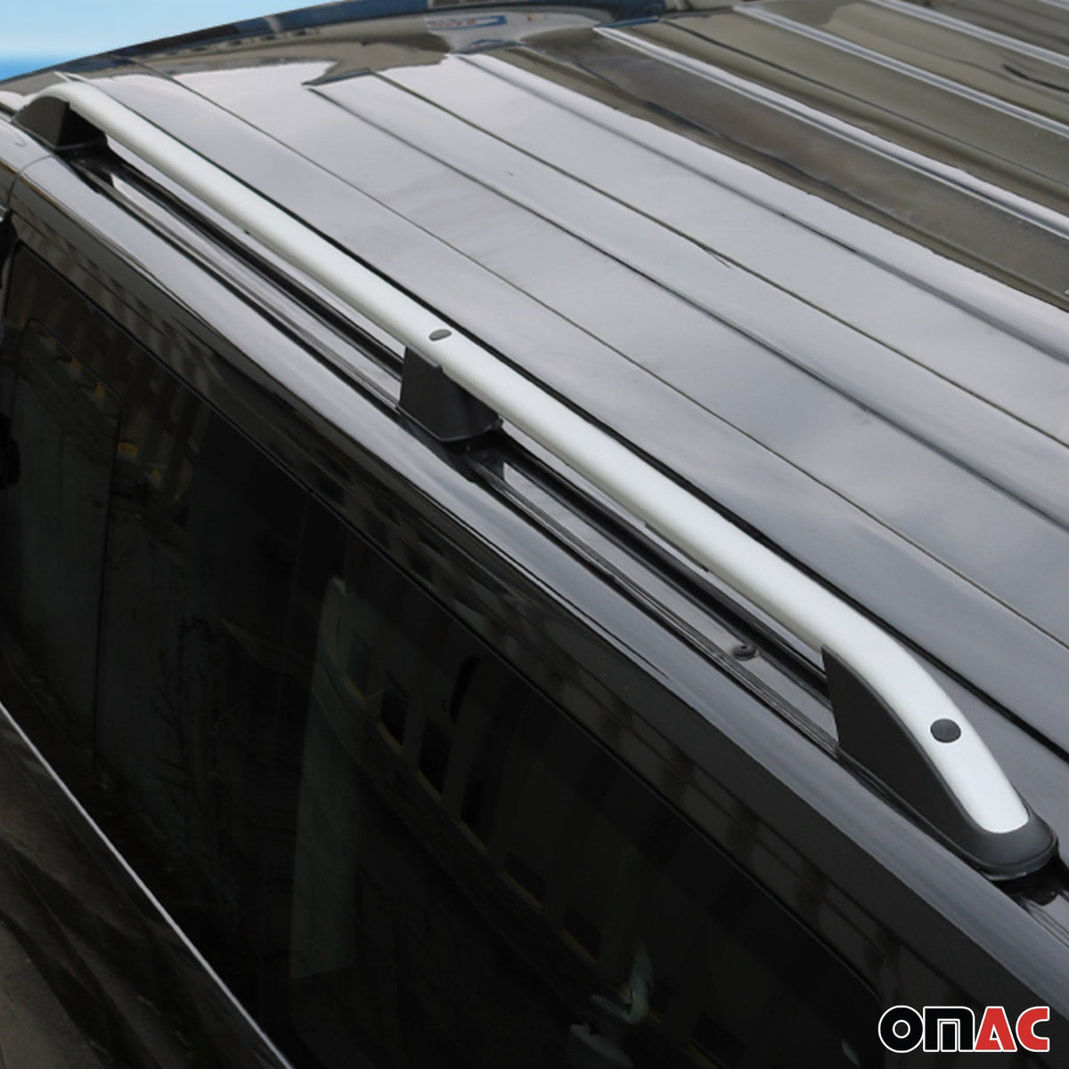 Dachreling Dachträger für Opel Combo D Fiat Doblo 2010-2021 Kurzer Alu Grau