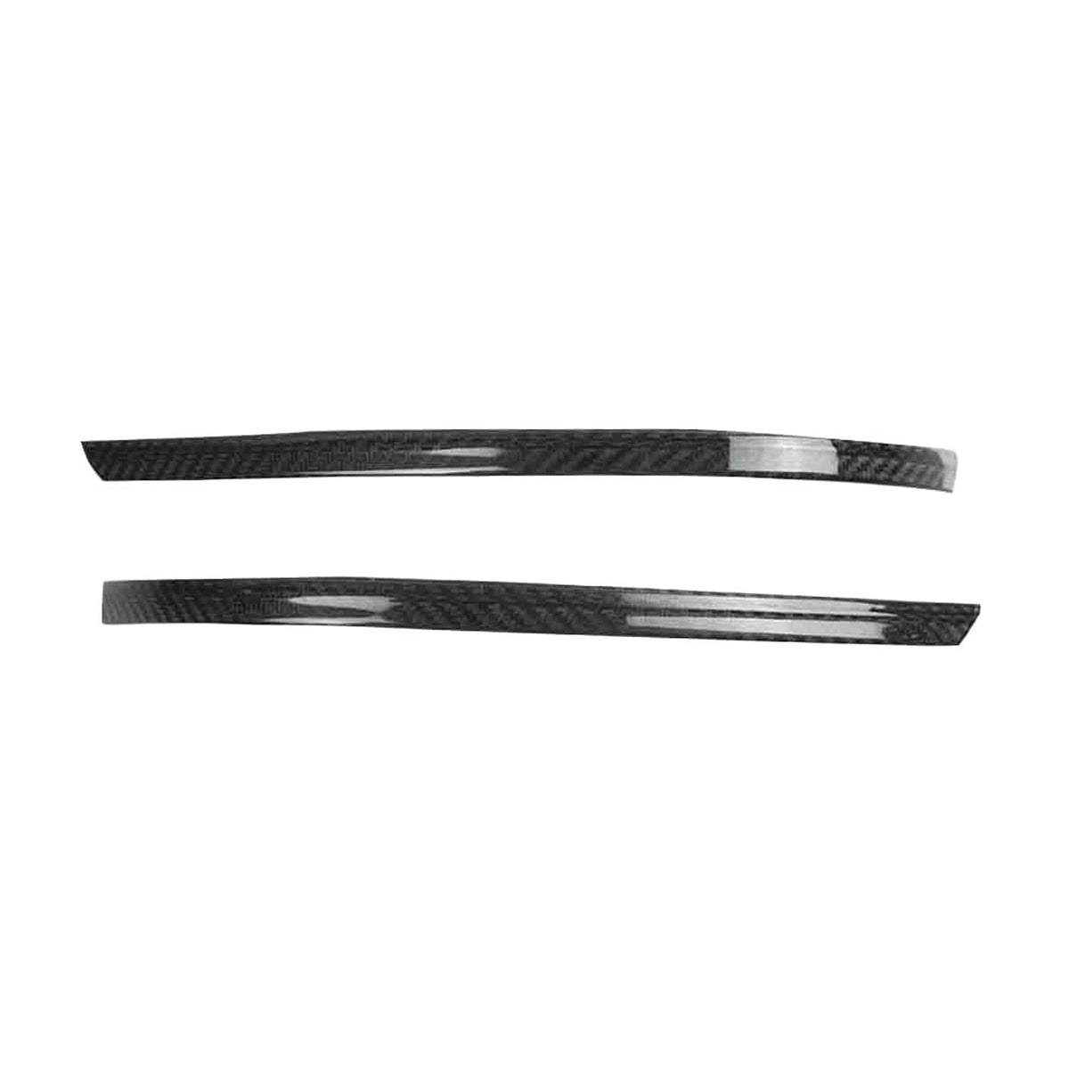 Spiegelkappen Leiste für VW Amarok 2010-2021 Kohlefaser Carbon Schwarz 2tlg