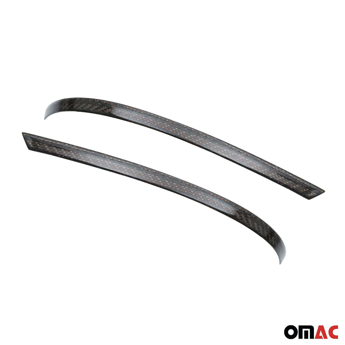 Spiegelkappen Leiste für VW Multivan T5 2010-15 Echt Carbon Rot Schwarz 2x