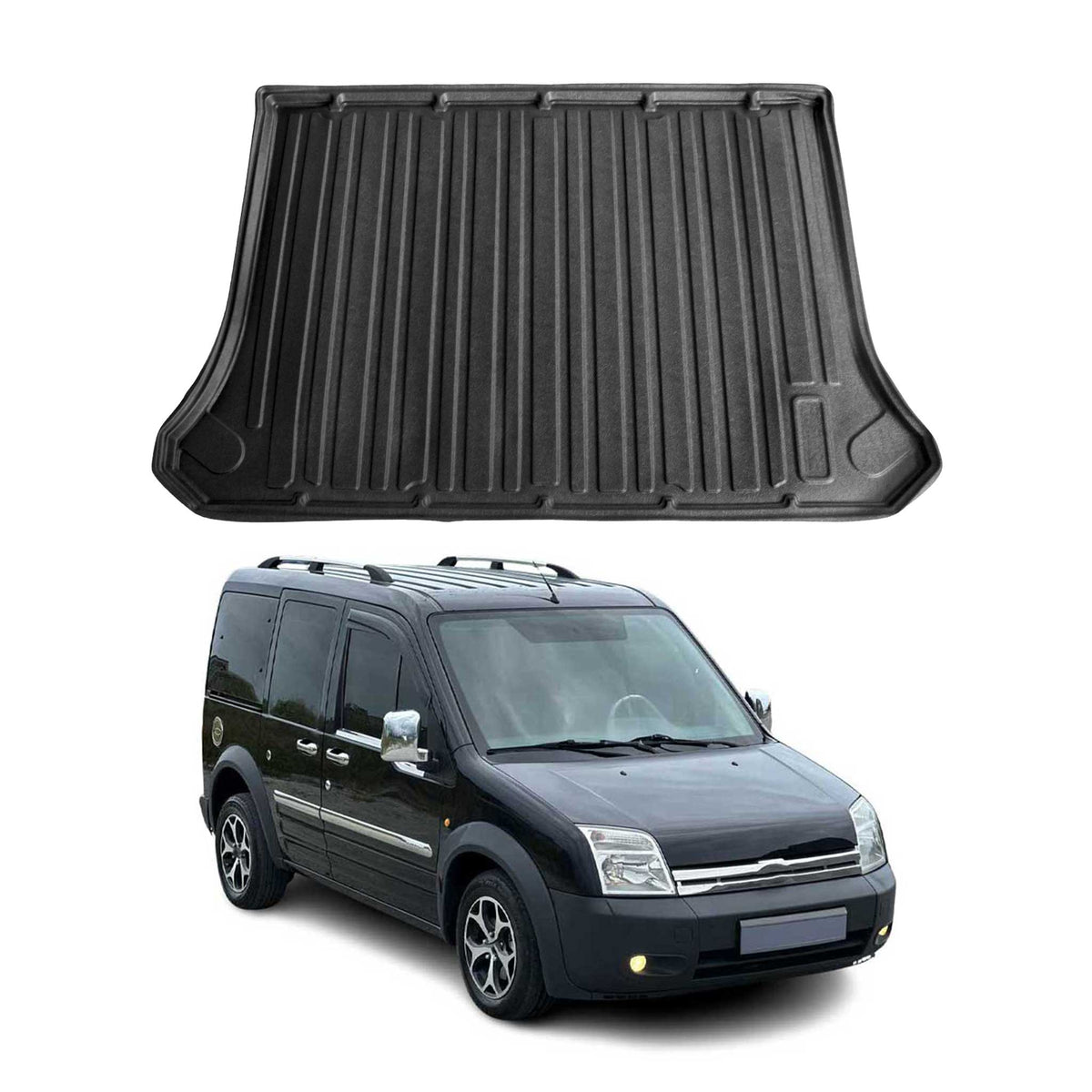 Kofferraumwanne Laderaumwanne für Ford Tourneo Connect I 2003-2013 Gummi TPE