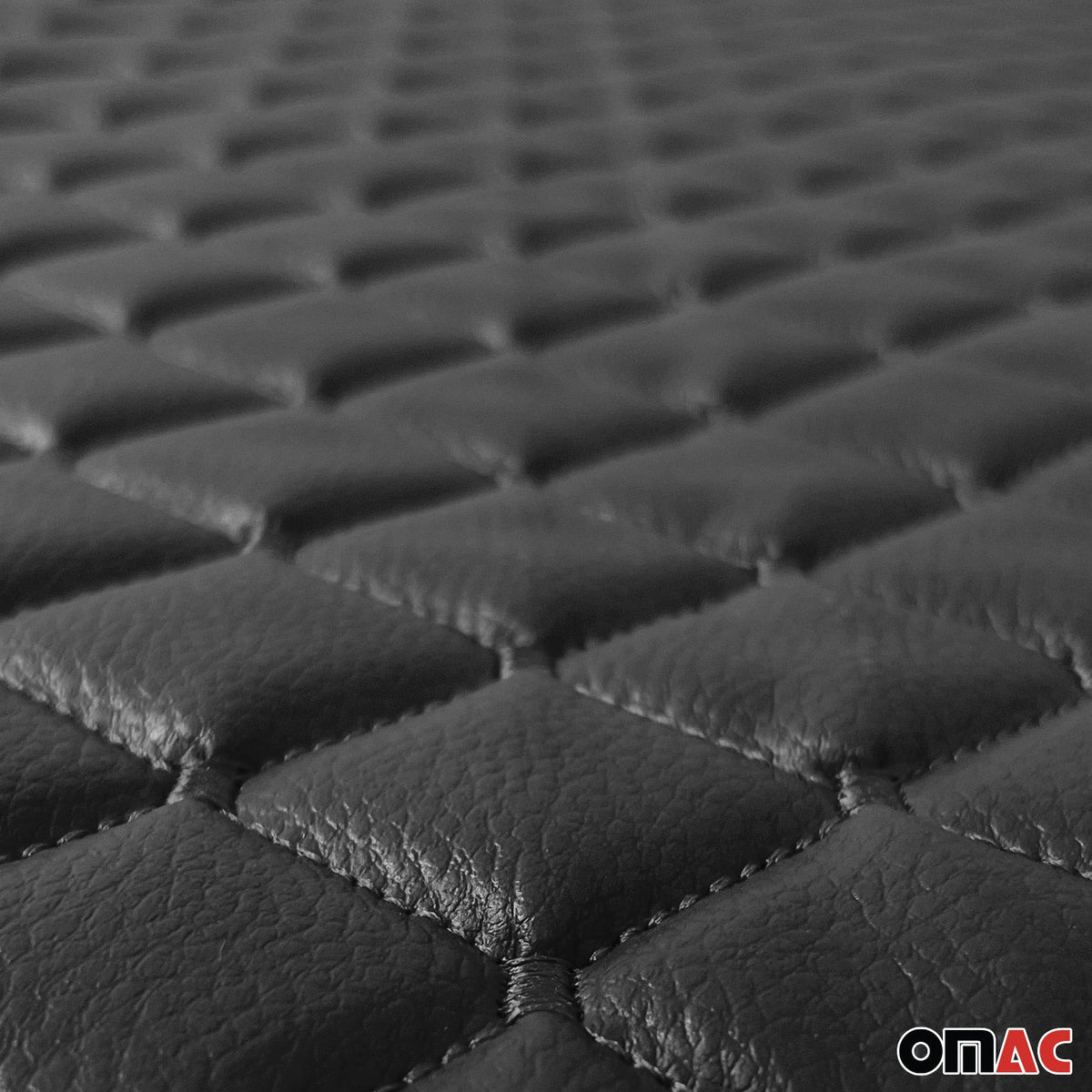 Polsterstoff Auto Polster 140cm x 100cm Gesteppt Kunstleder Himmelstoff Schwarz