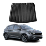 Kofferraumwanne Laderaumwanne für Fiat Tipo Cross 2020-2023 Gummi TPE Schwarz