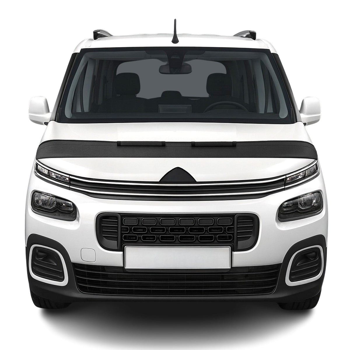 Haubenbra Steinschlagschutz Bonnet Bra für Opel Combo 2019-2026 Carbon Halb