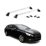 Dachträger Grundtäger für Peugeot 508 Kombi 2011-2018 100kg Alu Silber 2 tlg ABE