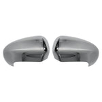 Spiegelkappen Spiegelabdeckung für Nissan Qashqai +2 2008-2014 Chrom ABS Silber