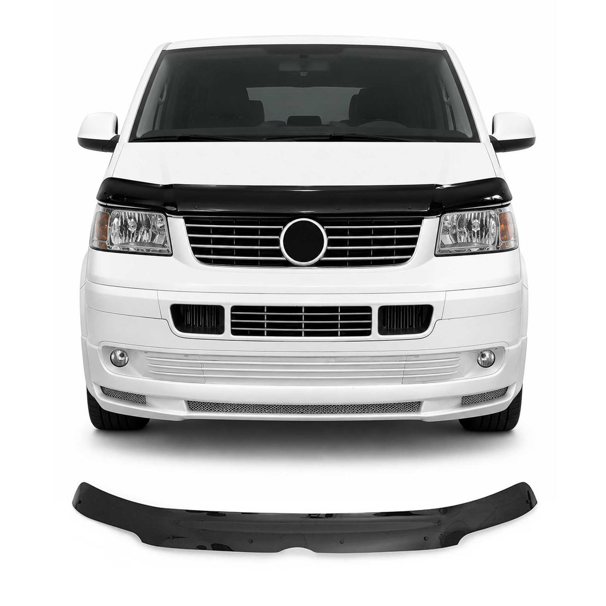 Motorhaube Deflektor Insekten Steinschlagschutz für VW T5 2003-2009
