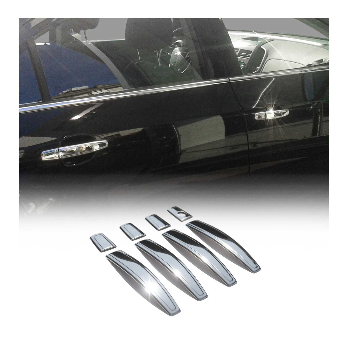 Chrom Türgriff Blende für Opel Astra J 2009-2015 Edelstahl 8tlg