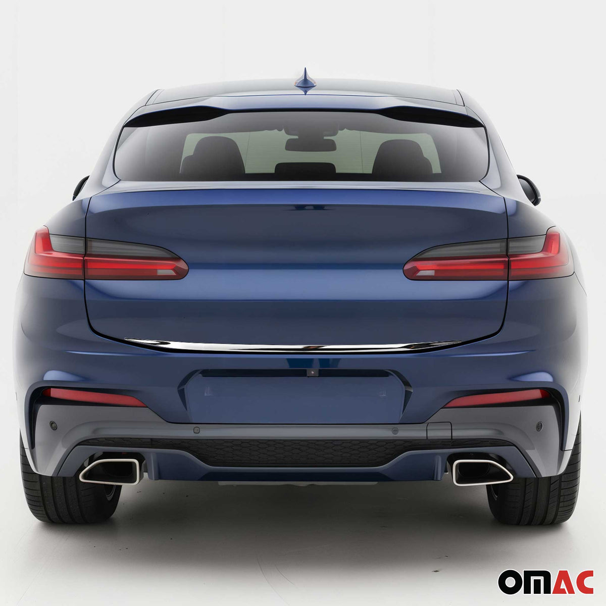 Kofferraumleiste Heckklappe Leiste für BMW X4 G02 2018-2025 Edelstahl Chrom 1tlg