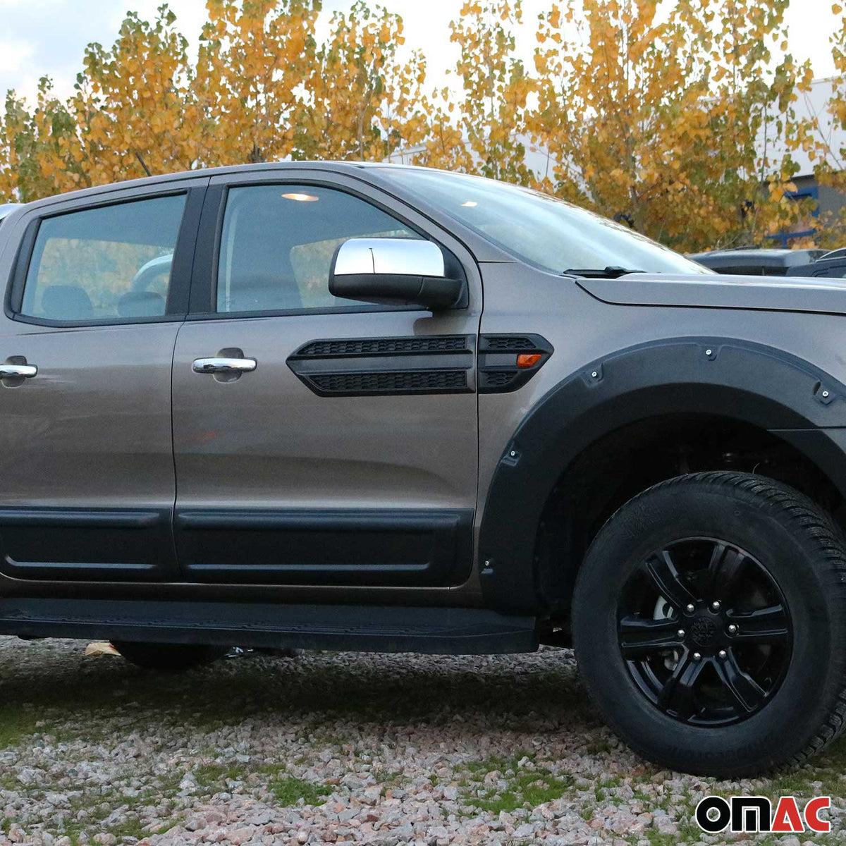 Seitentürleiste Türschutzleiste für Ford Ranger T6 Wildtrak FL 2015-2022 ABS 2x