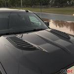 Haubenhutzen Motorhaube Lüftung für Jeep Renegade 2015-2025 ABS Schwarz 2tlg