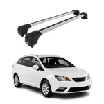 Dachträger Gepäckträger für Seat Ibiza Kombi 2009-2017 ABE Aluminium Grau