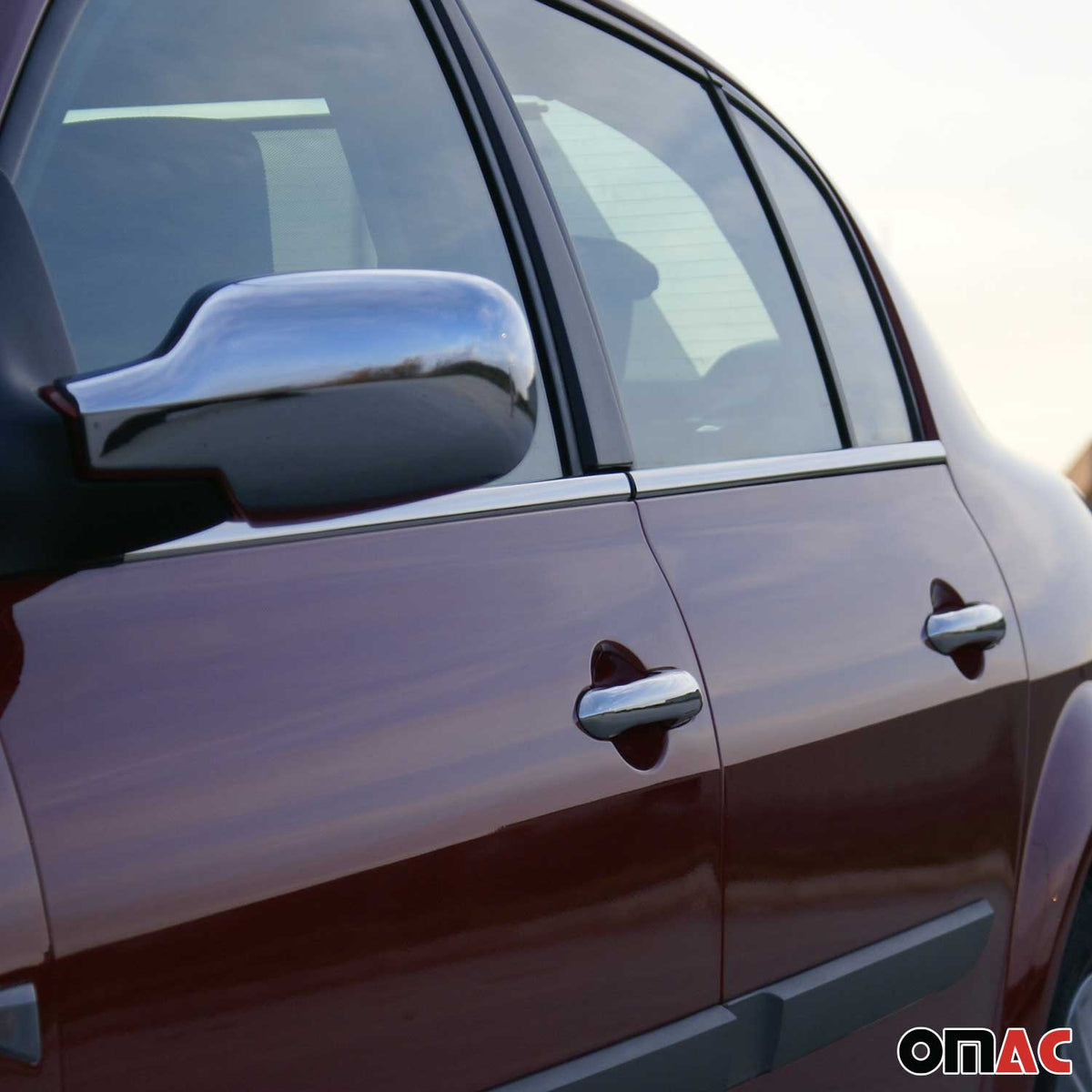 Fensterleisten Zierleisten für Renault Megane 2002-2009 Kombi Stufenheck Chrom