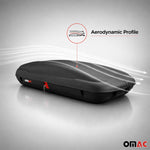 OMAC Dachbox Dachkoffer Gepäckbox 400 Liter Carbonlook Abschließbar Autobox TÜV