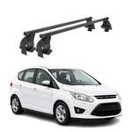 Menabo Stahl Dachträger Gepäckträger für Ford C-Max 2010-2019 Schwarz 2tlg