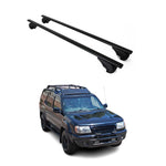 Dachträger Grundträger für Nissan Xterra 2004-2015 75kg Stahl Schwarz 2 tlg