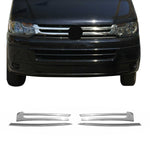 Kühlergrill Leisten Grillleisten für VW Caravelle T5 2010-15 Edelstahl Chrom 4x