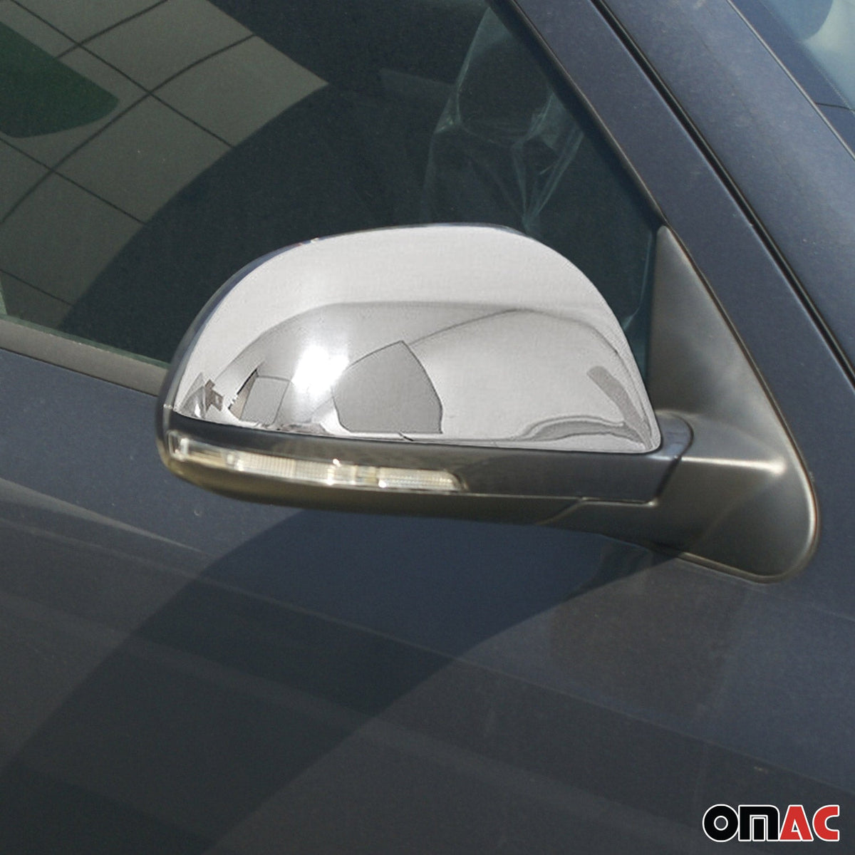 Spiegelkappen Spiegelabdeckung für Skoda Superb Edelstahl Chrom 2tlg