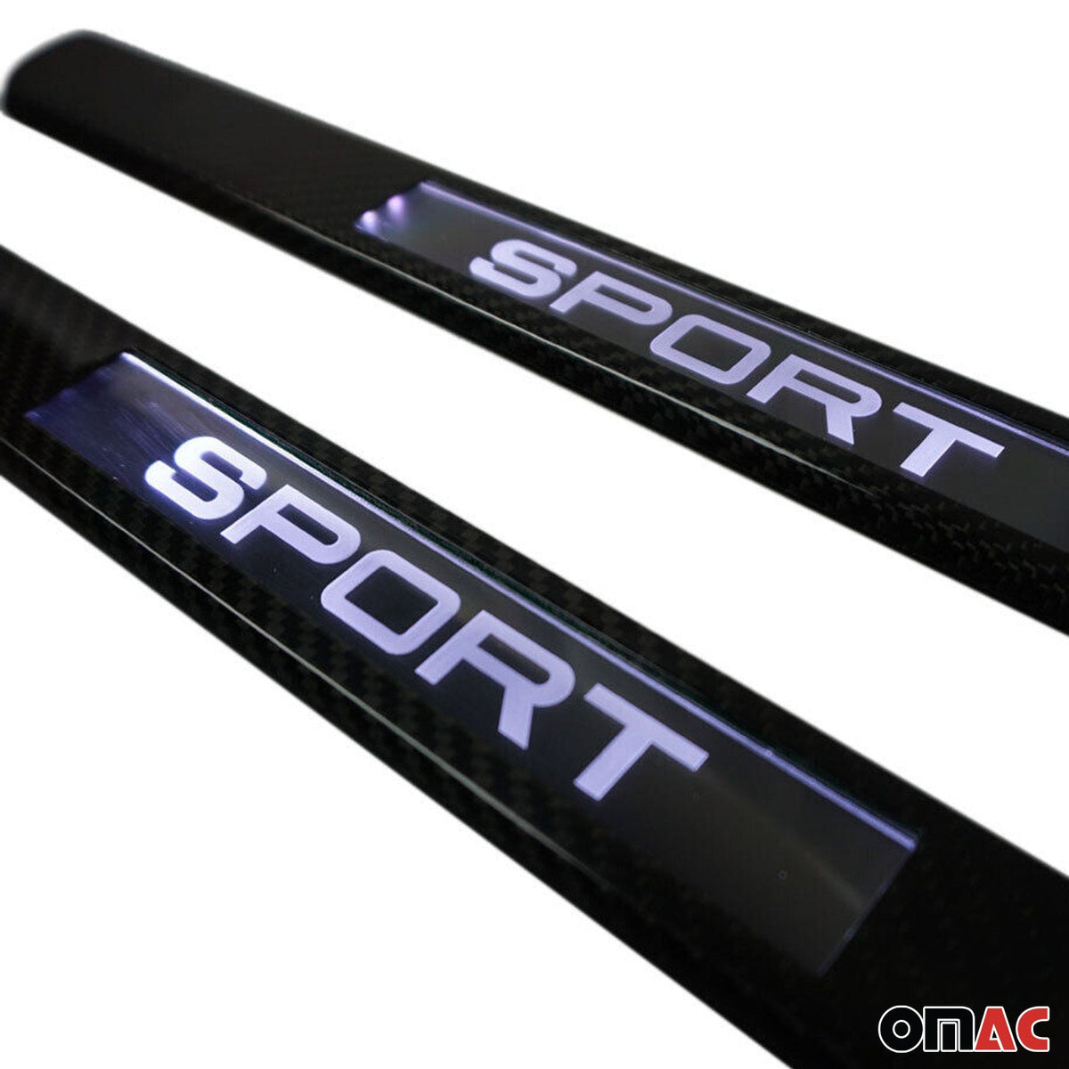Einstiegsleisten Türschweller Sport für Ford Kuga III 2019-2026 Carbon Schwarz
