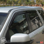 4x Windabweiser Regenabweiser für Kia Sorento 2009-2014 Acryl Dunkel