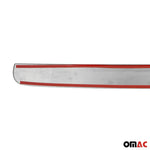 Kofferraumleiste Heckleiste für Nissan Qashqai +2 2008-2014 Edelstahl Chrom