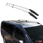 Dachreling Dachgepäckträger für Renault Kangoo 2008-2021 L1 Alu Grau