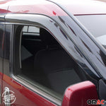4x Windabweiser Regenabweiser für Dacia Logan MCV I 2006-2012 Acryl Dunkel
