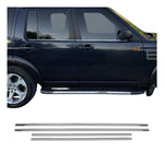 Fensterleisten Zierleisten für Land Rover Discovery 2004-2009 Edelstahl Chrom 4x