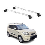 Dachträger Grundtäger für Kia Soul 2008-2013 5 tür 100kg Alu Silber 2 tlg ABE