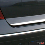 Kofferraumleiste Heckleiste für Peugeot 407 2004-2011 Untere Chrom Edelstahl