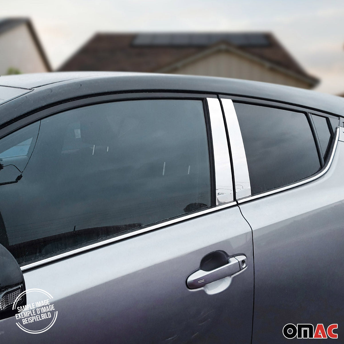 B-Säule Türsäulen Verkleidung für VW Golf 2012-2019 Edelstahl Chrom 4tlg