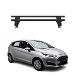 Menabo Dachträger Grundtäger für Ford Fiesta 2013-2017 50kg Alu Schwarz 2 tlg