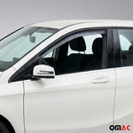 Windabweiser Regenabweiser für Mercedes B Klasse W242 W246 2011-2019 Dunkel 2x