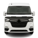Haubenbra Steinschlagschutz Bonnet Bra für Renault Master 2019-2023 Schwarz Halb
