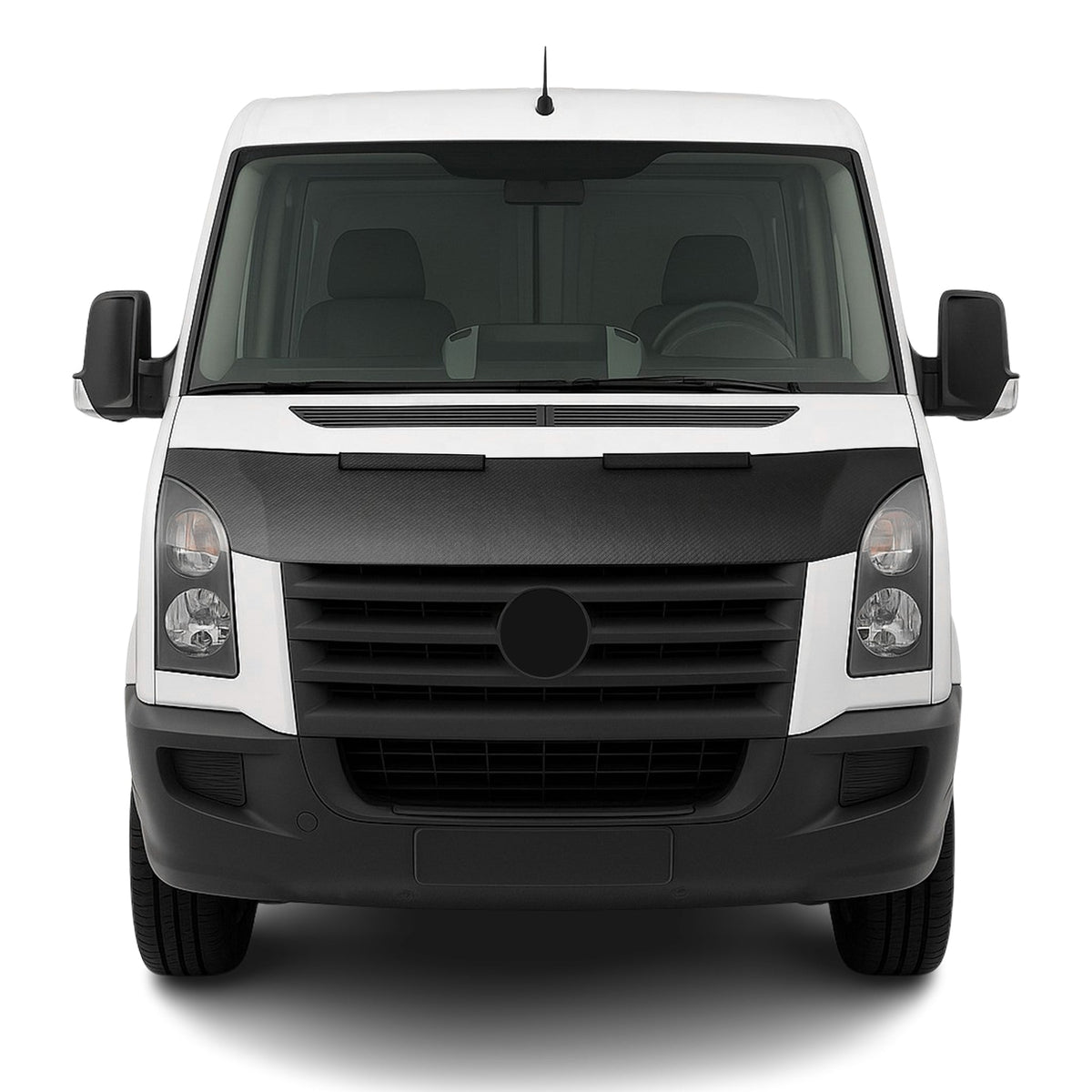 Haubenbra Steinschlagschutz Bonnet Bra für VW Crafter 2006-2017 Carbon Halb